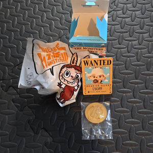 Boys POP MART One Piece The Monsters Action Figure One Size Brown White